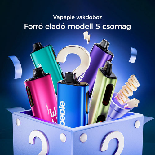 đ 5 db-os VAPEPIE Max 40000 PUFFS â Titokdoboz ĂĄrzuhanĂĄs!