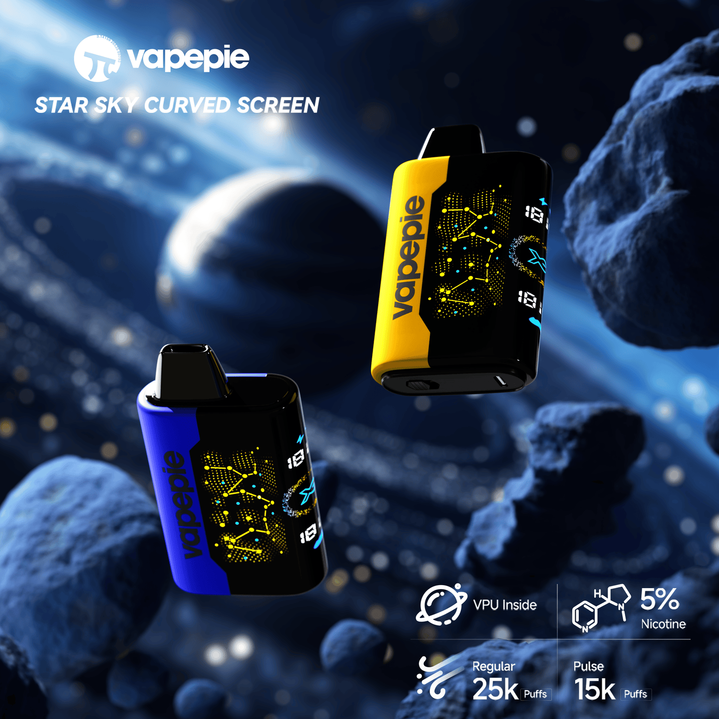 GRAPEFRUIT REFRESHER-VAPEPIE 25000 PUFFS