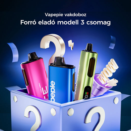 🎁3 db-os VAPEPIE Max 40000 PUFFS – Titokdoboz árzuhanás!