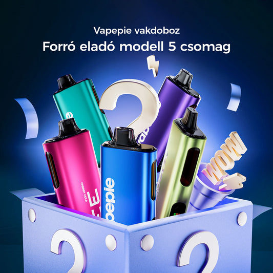 💎 5 db-os VAPEPIE Max 40000 PUFFS – Titokdoboz árzuhanás!
