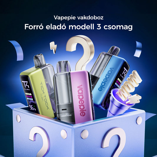 🎁 3 db-os titokdoboz – VAPEPIE x TK Ultra X 15000 PUFFS meglepetéscsomag